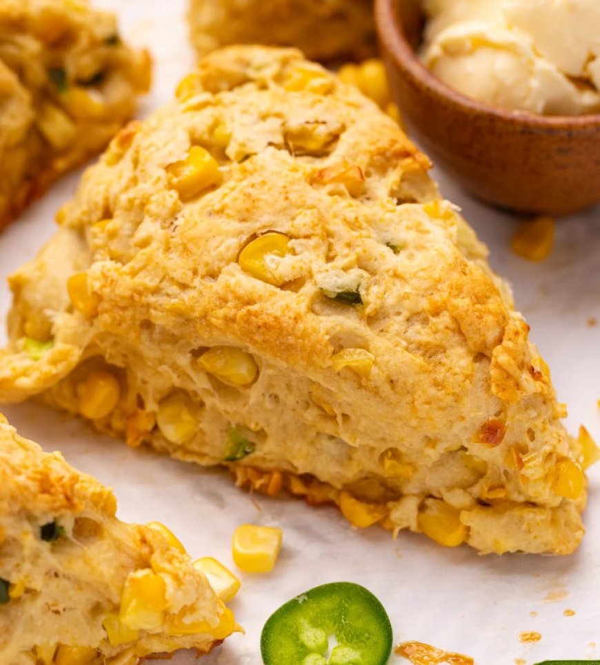 Scones Jagung Manis dan Keju Manis