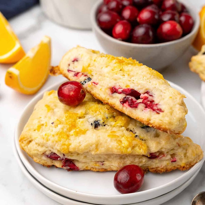Scones Cranberry dan Lemon Zest