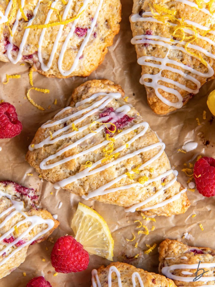 Scones Raspberry dan Lemon Zest