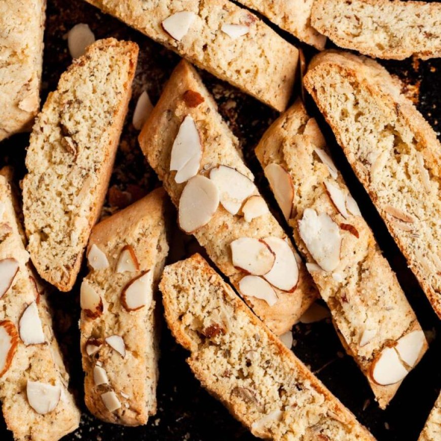 Biscotti almond dan kacang brazil