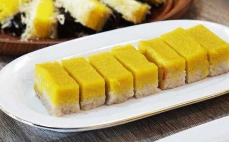 Kue Lapis Ketan Kuning