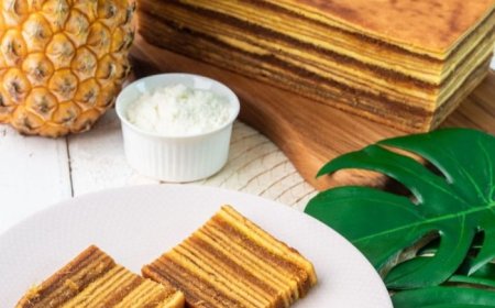Kue Lapis Keju Nanas