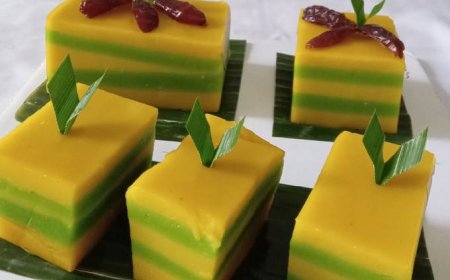 Kue Lapis Labu Kuning dan Nangka