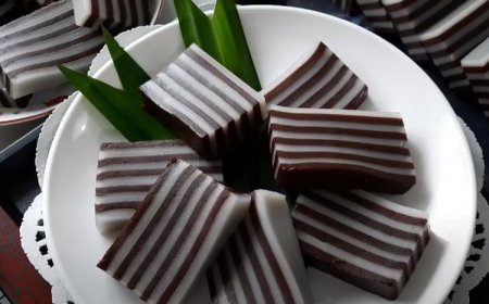 Kue Lapis Coklat Susu