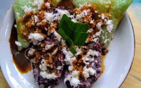 Kue Lupis Ketan Kacang Merah