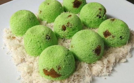 Kue Putu Isi Kacang