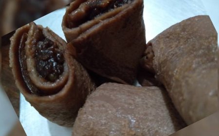 Kue Dadar Gulung Ketan Hitam