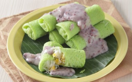 Kue Dadar Gulung Tape Pisang