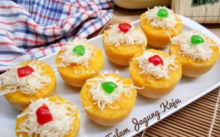Kue Talam Jagung Keju