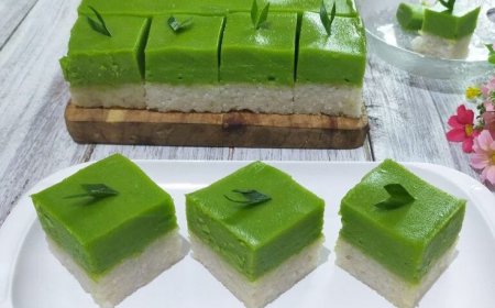 Kue Talam Kacang Hijau