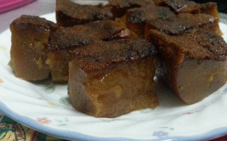 Bingka Beras Pulut Hitam