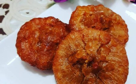 Kue cucur tape pisang