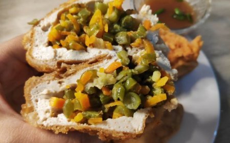 Tahu Goreng Isi Buncis