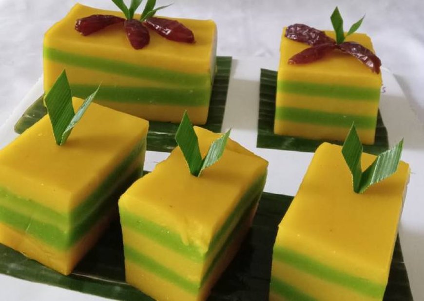 Kue Lapis Labu Kuning dan Nangka