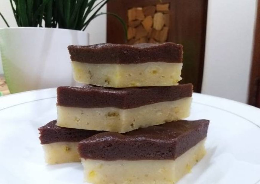 Kue Lapis Pisang Cokelat