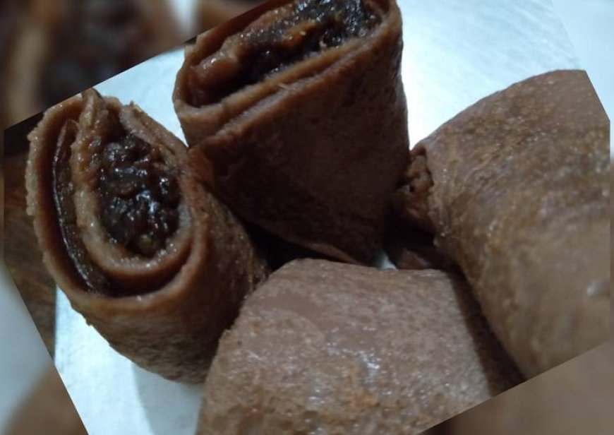 Kue Dadar Gulung Ketan Hitam