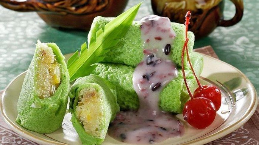 Kue Dadar Gulung Tape