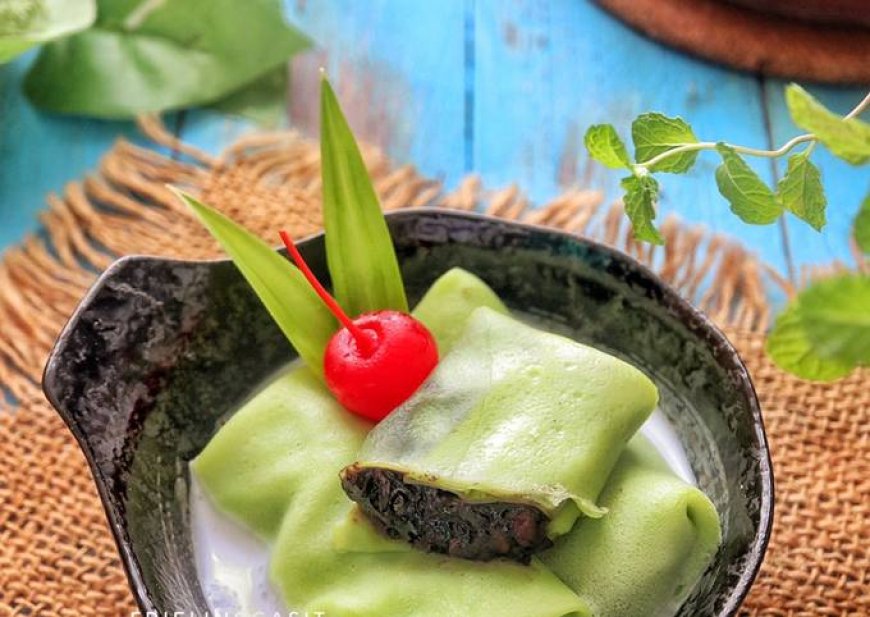 Kue Dadar Gulung Tape Singkong