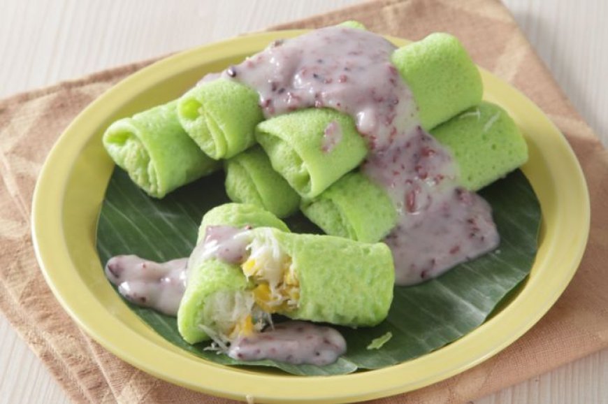 Kue Dadar Gulung Tape Pisang