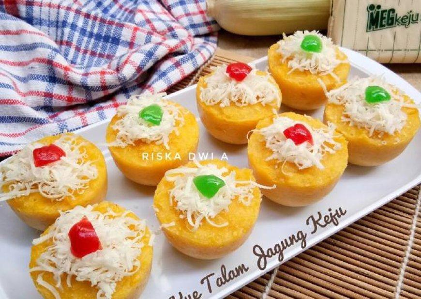 Kue Talam Jagung Keju