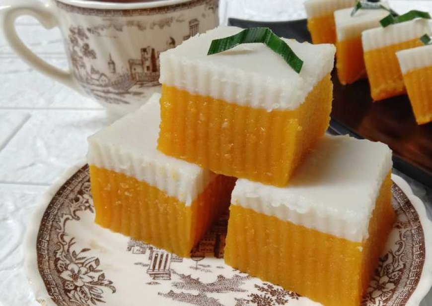 Kue Talam Labu Kuning Keju