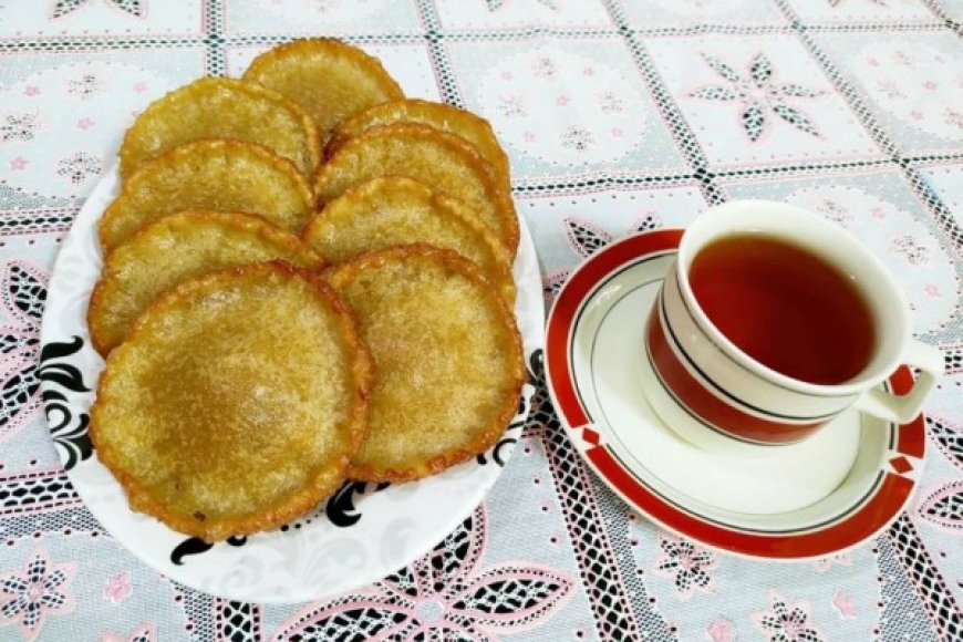 Kue cucur labu kuning keju
