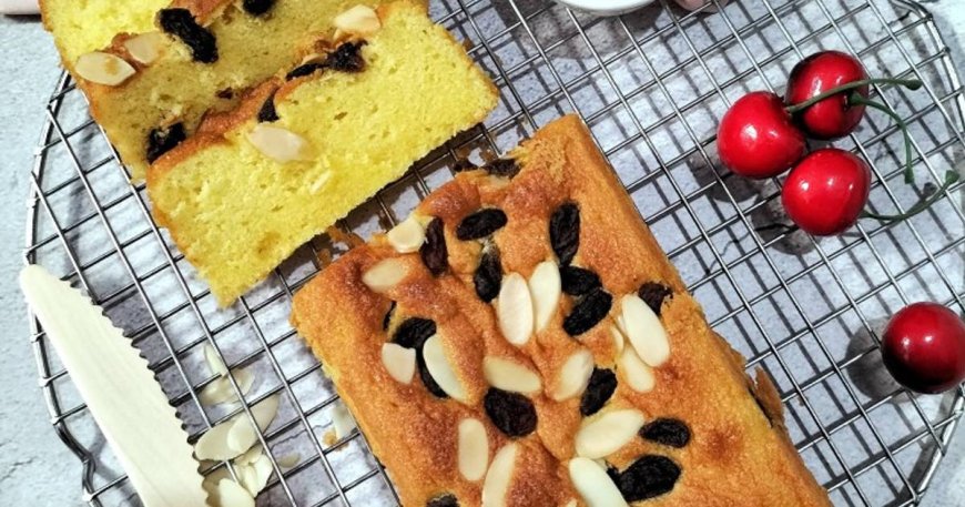 Bolu Kukus Cherry Almond