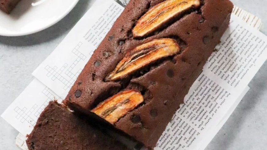 Bolu Pisang Cokelat