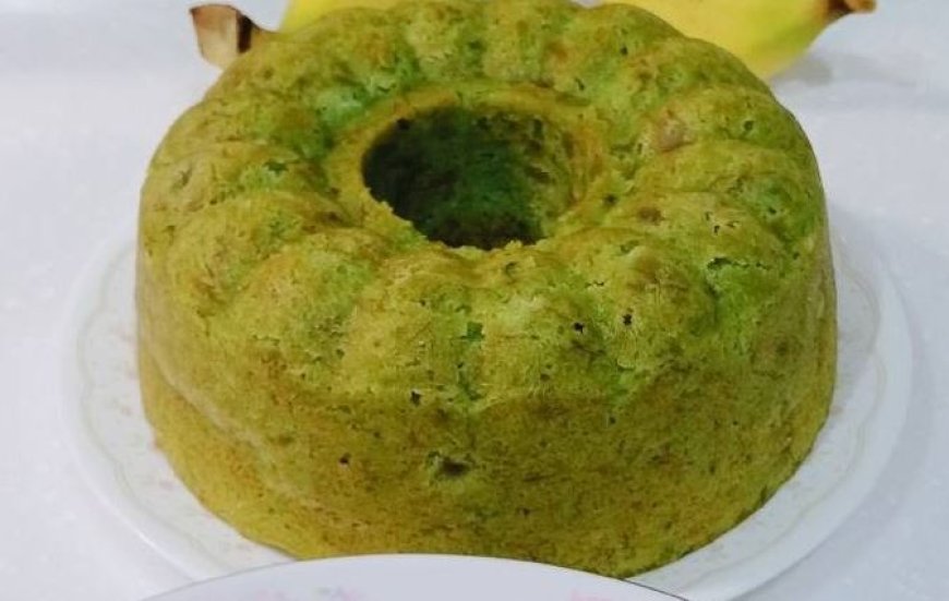 Bolu Pisang Pandan