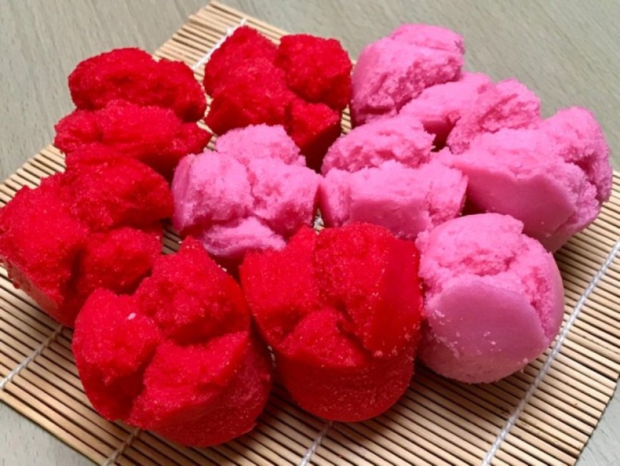 Kue Mangkok Beras Merah