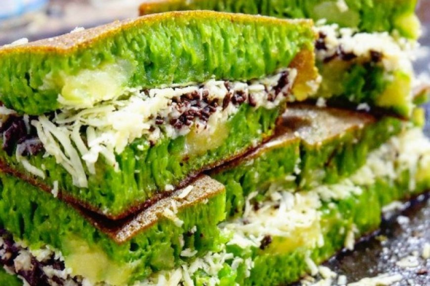 Martabak Manis Pandan Keju