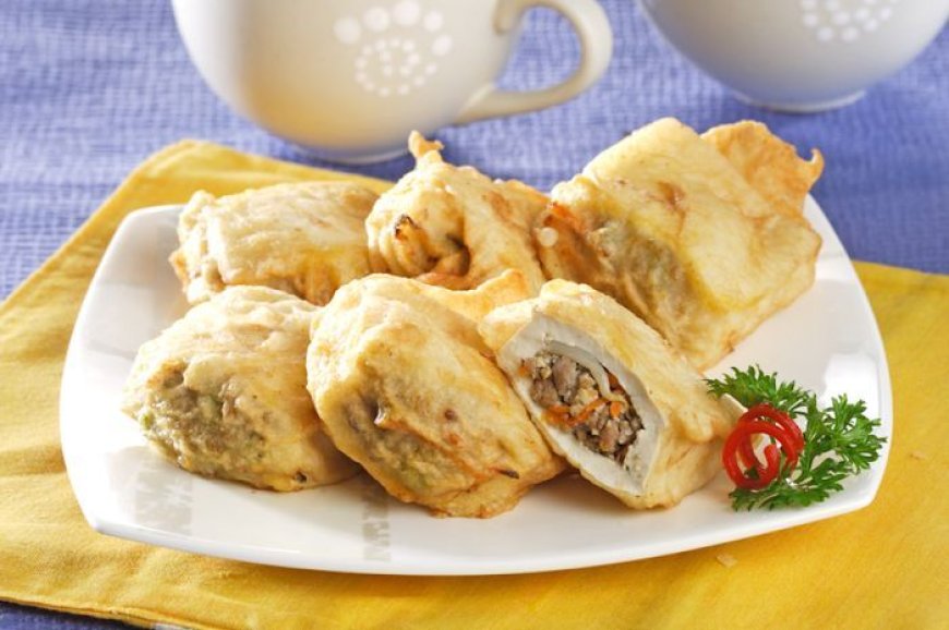 Tahu Goreng Isi Daging Sapi Cincang