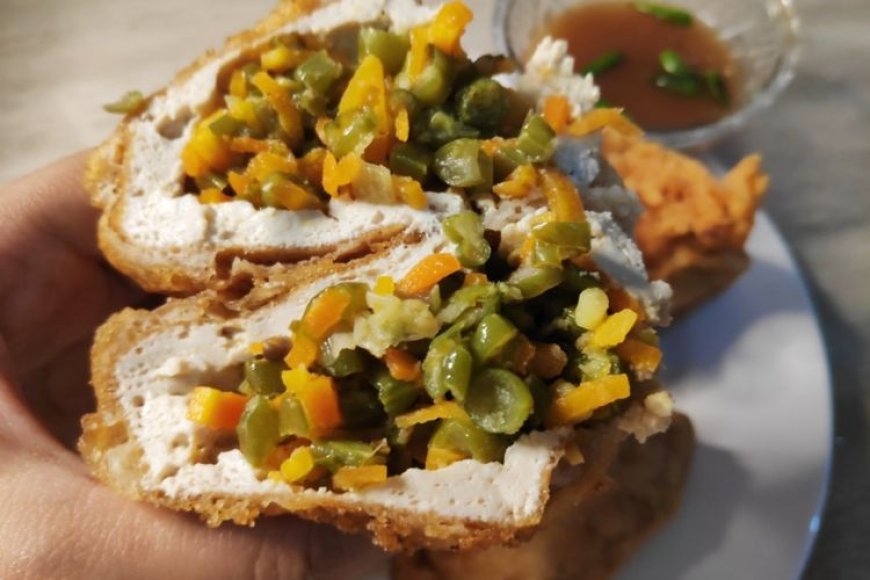 Tahu Goreng Isi Buncis