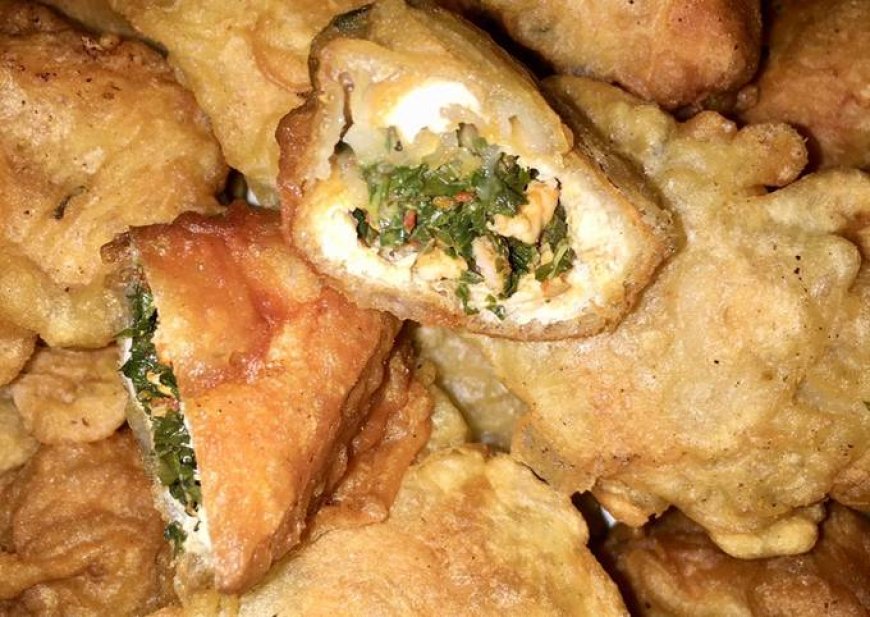 Tahu Goreng Isi Kangkung