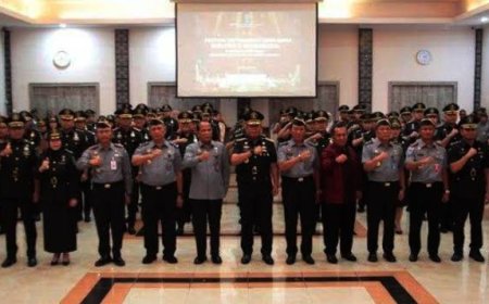 Masjuno Pimpin Pelantikan & Pengambilan Sumpah Pejabat yang Baru di Lingkungan Kemenkumham Provinsi Jabar