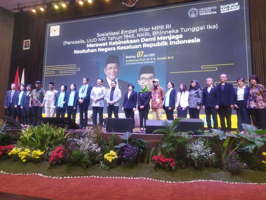 Ketua MPR RI Jadi Narasumber Sosialisasi 4 Pilar MPR RI di Universitas Kristen Maranatha