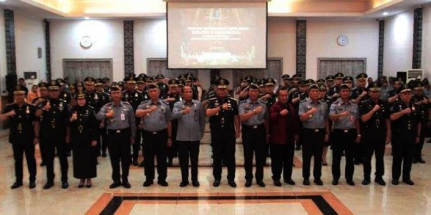 Masjuno Pimpin Pelantikan & Pengambilan Sumpah Pejabat yang Baru di Lingkungan Kemenkumham Provinsi Jabar