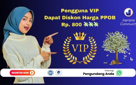 List Paket di Aplikasi Japri Pay untuk Upgrade ke VIP