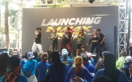 Ratusan Orang Antusias Ramaikan Zumba Bersama BIC by Intan Cepak