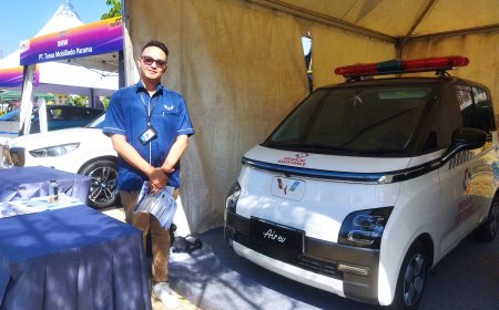 Booth WULING Hadir di Electric Karting Race Bandung 2024