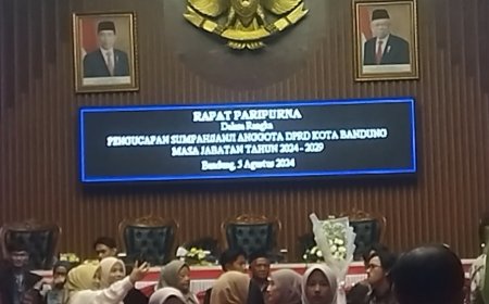 Resmi! 50 Anggota DPRD Kota Bandung 2024-2029 Dilantik
