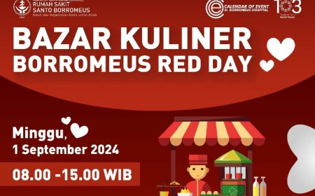 Bazar Kuliner Borromeus Red Day 2024