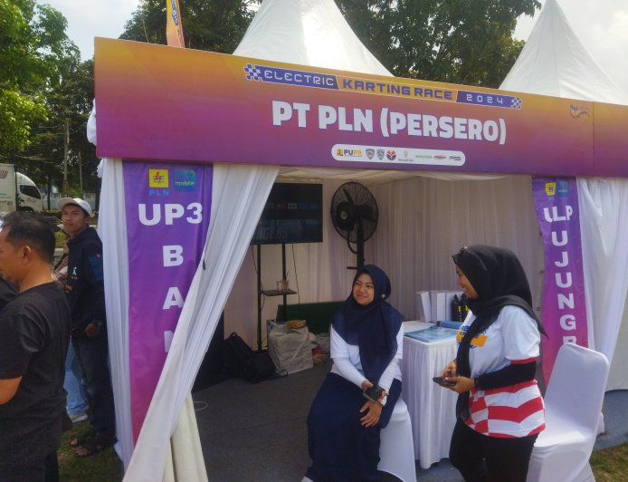 Booth PLN Hadir di Electric Karting Race Bandung 2024