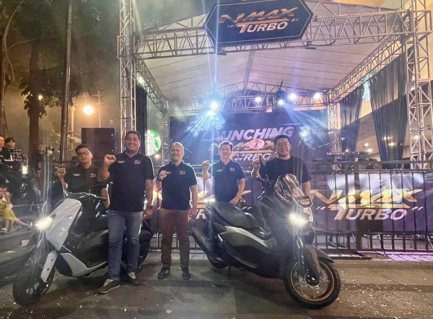 Meriahnya Acara Launching NMAX "TURBO" di Pusat Kota Bandung