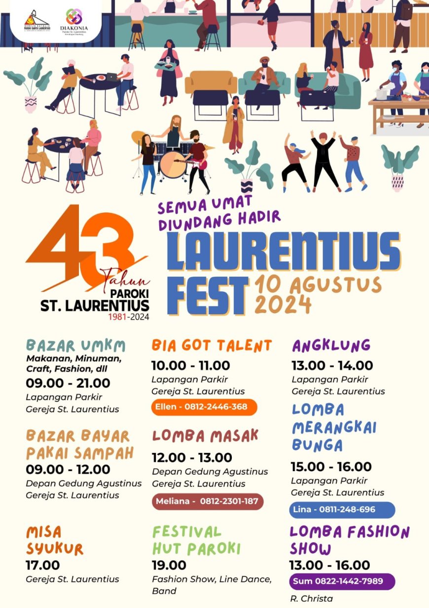 Hadiri Laurentius Fest  2024