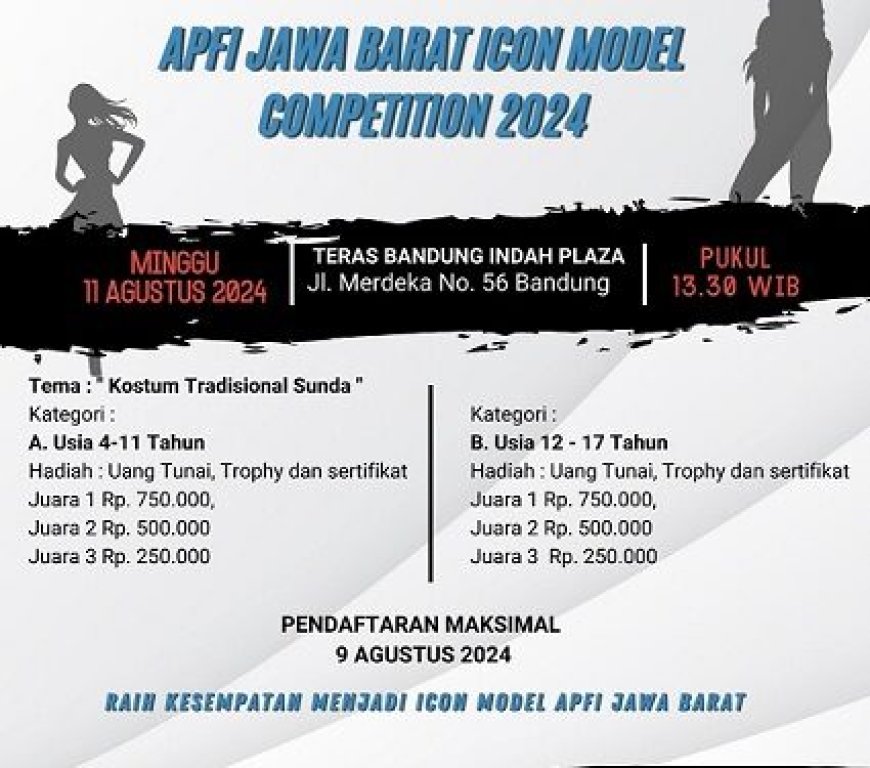 APFI Jawa Barat Gelar Pameran Foto dan Icon Model Competition 2024