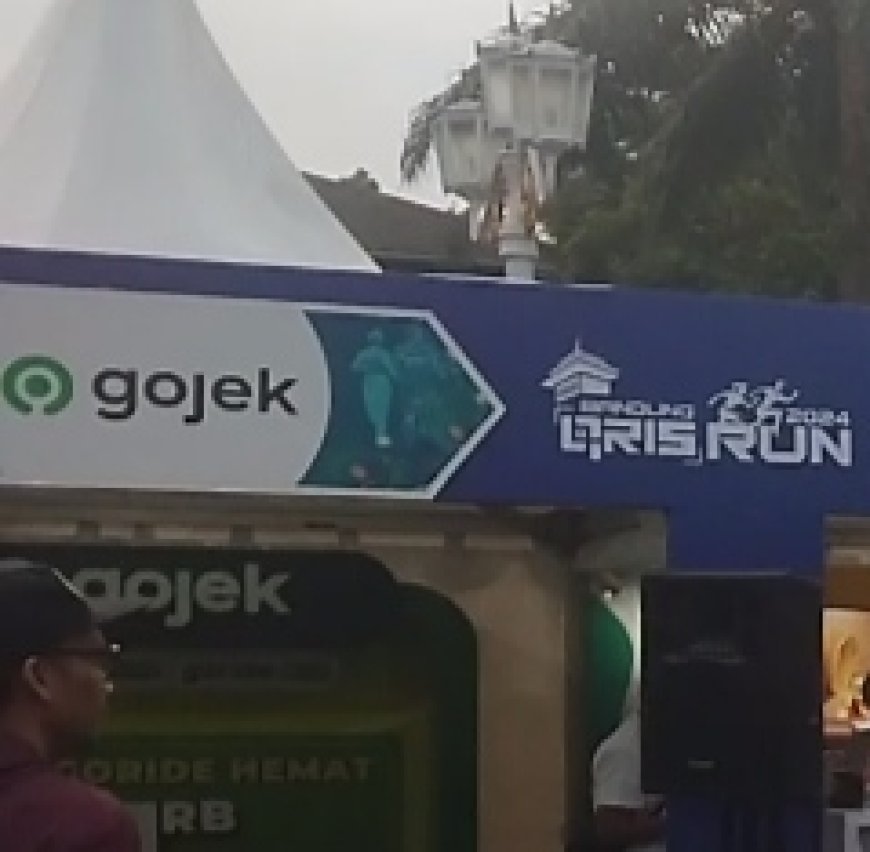 Booth Gojek Hadir di Bandung QRIS Run 2024