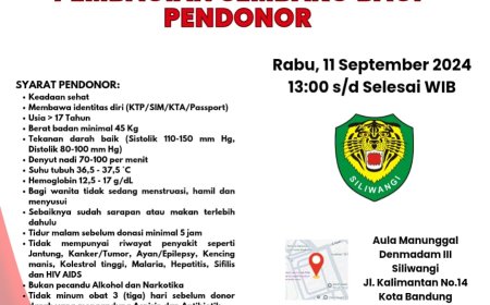 Donor Darah, Sekaligus Pembagian Sembako GRATIS
