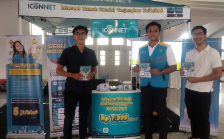 Booth PLN ICONNET Hadir di Acara Reuni Akbar Alumni SMPN 4 Bandung