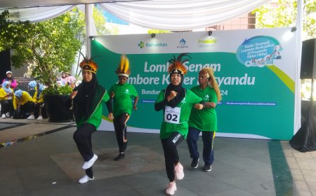 Kader Posyandu Papua Selatan Ikuti Lomba Senam